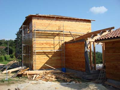Maison en bois de Quercy Construction Bois : Maison en plusieurs corps