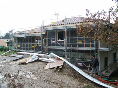 Maison en bois de Quercy Construction Bois : Maison ossature bois