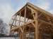 Maison en bois : Structure poteau-poutres