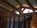Maison en bois : Pignon vu de l\'intérieur