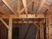 Maison en bois : Vue à l\'intérieur avant la pose des cloisons