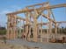 Maison en bois : Structure poteau poutre
