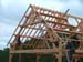 Maison en bois : Pose des pannes